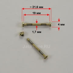 Крепление для ремешка 19 мм, ø1,7 мм, Gold | Festina